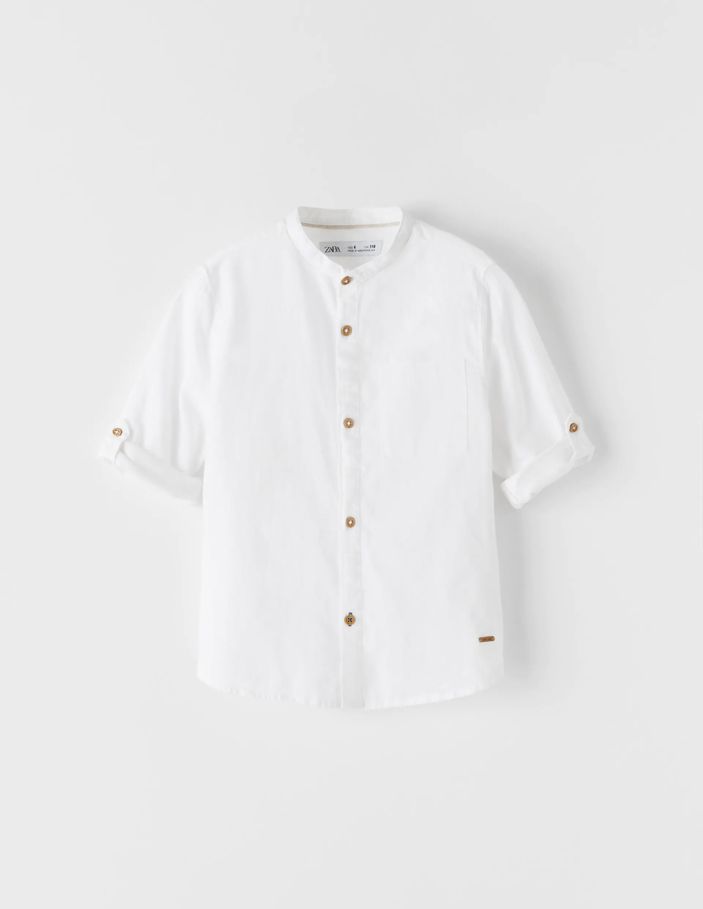 

Рубашка Zara ДМ005391 (6887/667/250) цвет белый 152