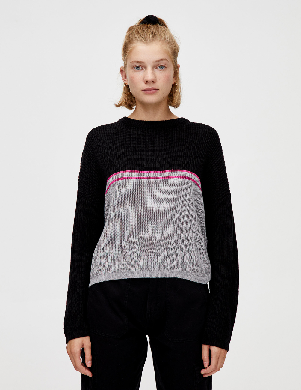 

Свитер PULL & BEAR Ж1077988 (9558/318/630) цвет черный-серый, Свитер PULL & BEAR Ж1077988 (9558/318/630) цвет черный-серый S