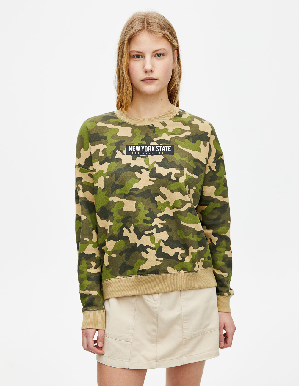 

Свитшот PULL & BEAR Ж1077884 (5590/361/505) цвет зеленый, Свитшот PULL & BEAR Ж1077884 (5590/361/505) цвет зеленый XS