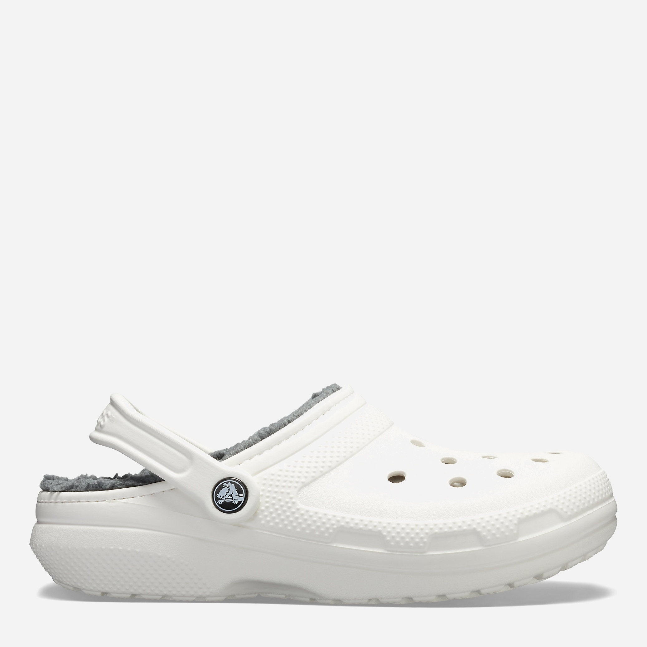 

Кроксы Crocs Jibbitz Classic Lined 203591-10M M4/W6 36-37 22.1 см White Grey
