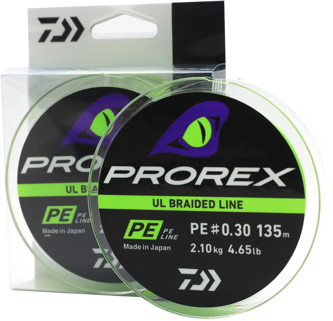 

Шнур Daiwa Prorex UL Braid PE 0.09 мм 135 м Салатовый (12996-003)