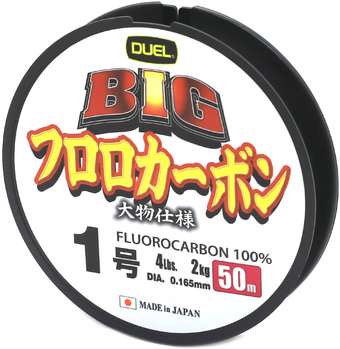 

Флюорокарбон Duel Big Fluorocarbon 100% 50 м 0.165 мм 2 кг #1 Прозрачный (H3820)