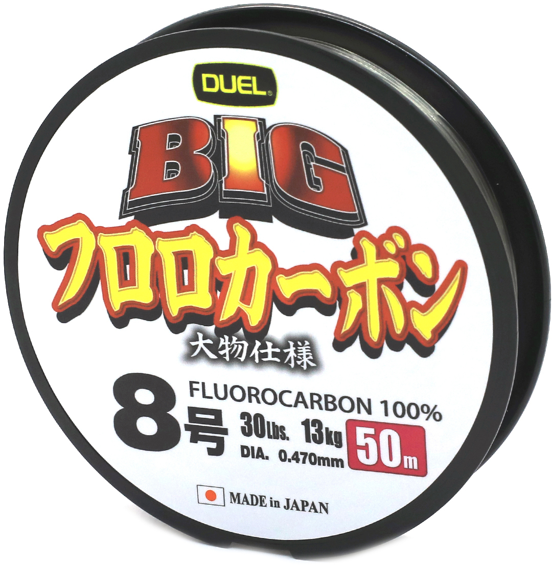 

Флюорокарбон Duel Big Fluorocarbon 100% 50 м 0.470 мм 13 кг #8 Прозрачный (H3832)
