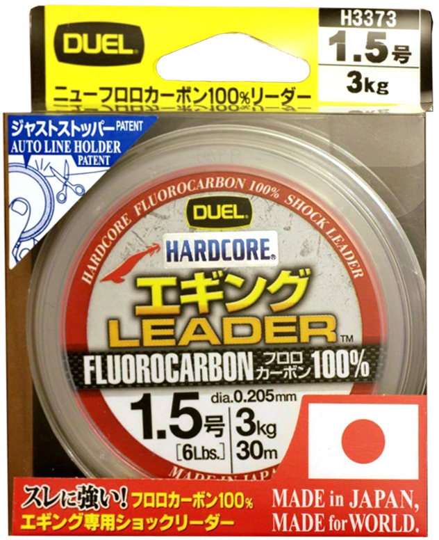 

Флюорокарбон Duel Hardcore Leader 30 м 0.205 мм 3 кг Прозрачный (H3373)