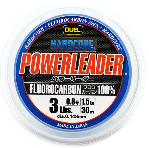 

Флюорокарбон Duel Hardcore Power Leader 30 м 0.148 мм 1.5 кг Прозрачный (H3439)