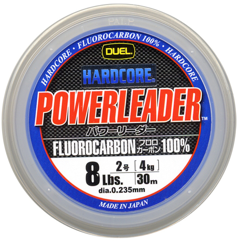 

Флюорокарбон Duel Hardcore Power Leader 30 м 0.235 мм 4 кг Прозрачный (H3442)
