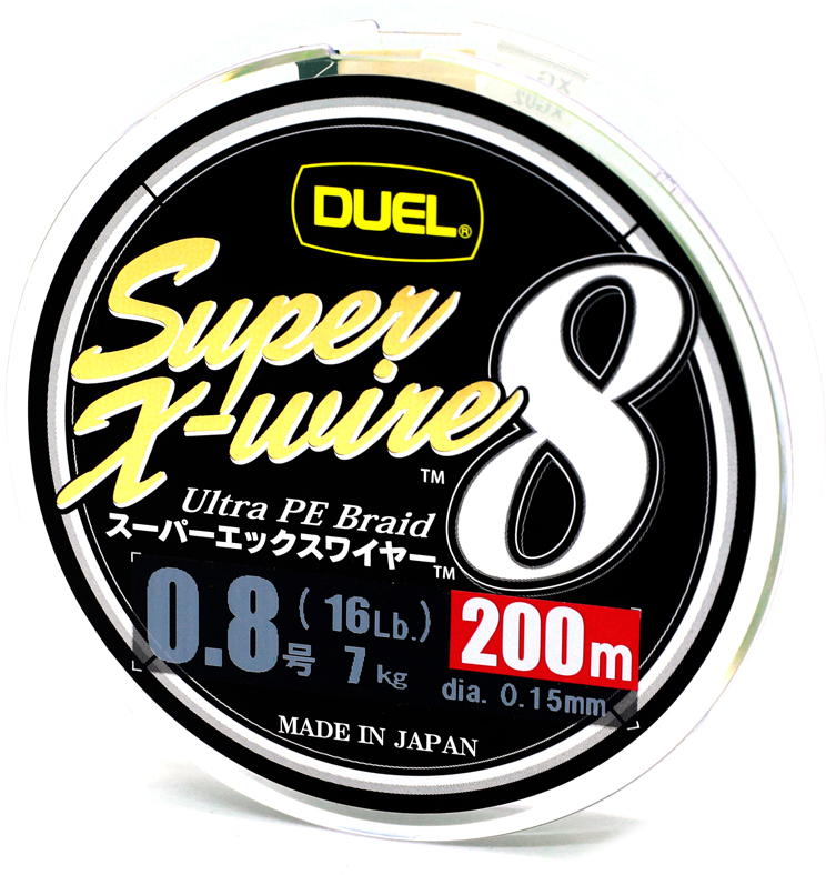 

Шнур Duel Super X-Wire 8 200 м 0.15 мм 7 кг #0.8 Multicolor (H3607)