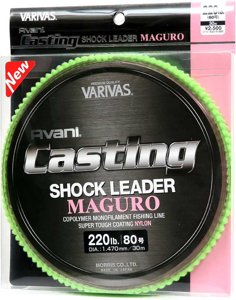 

Леска Varivas Casting Shock Leader Maguro Nylon 220 Lb 30 м 1.470 мм Прозрачная (РБ-698171)