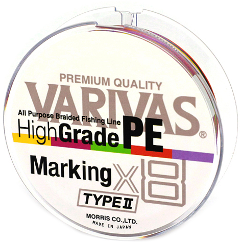 

Шнур Varivas High Grade PE Marking TYPE II X8 150 м #0.8 Multicolor (13352)