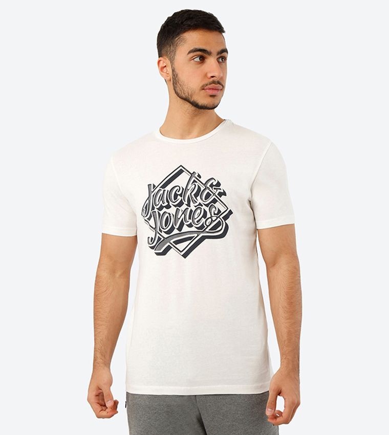 

Футболка Jack & Jones L Белый 12168217CloudDancer