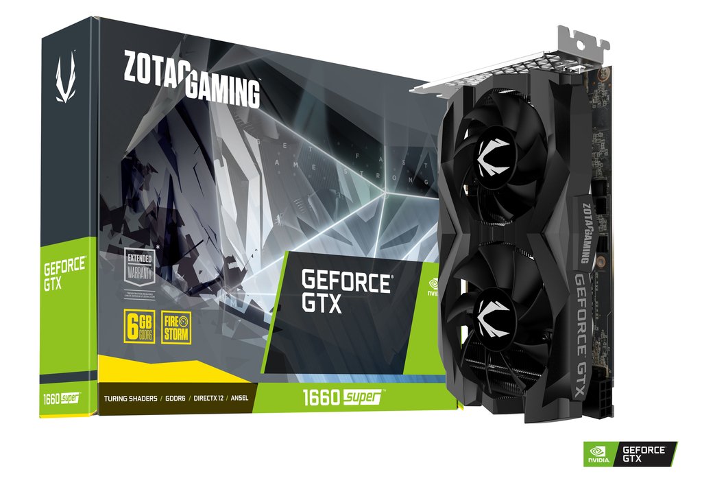 

Видеокарта ZOTAC GeForce GTX 1660 SUPER Twin Fan (ZT-T16620F-10L)