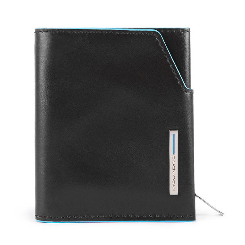 

Портмоне Piquadro Blue Square Black с RFID защитой