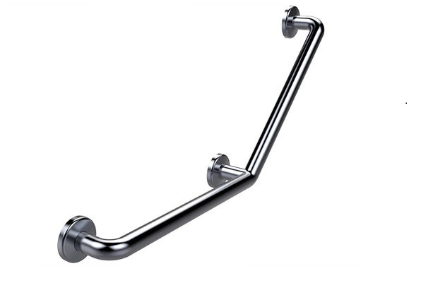 

Поручень для инвалидов Эверест PV-03-20 усиленный пристенный угловой р. 20мм - 350х350мм