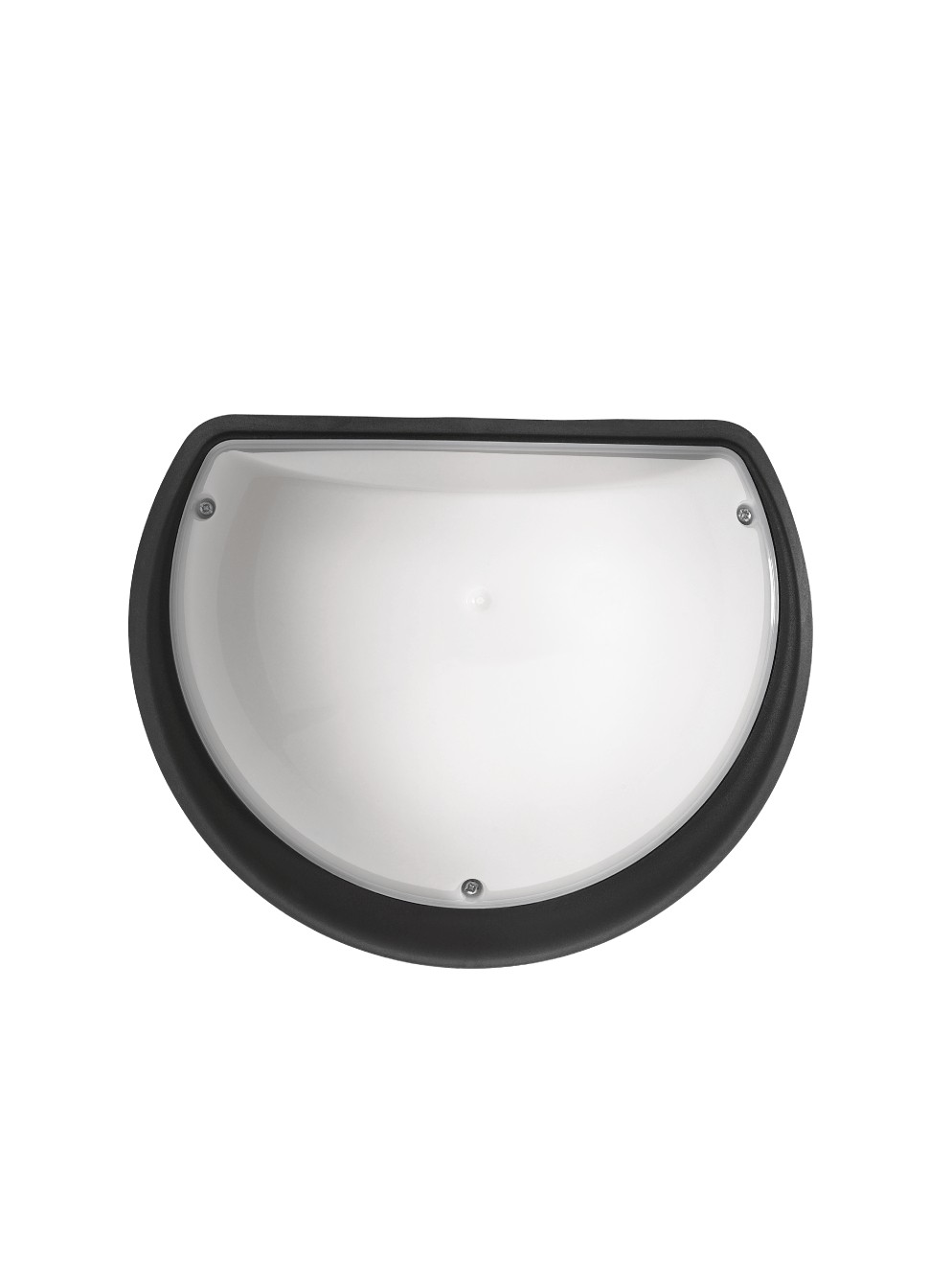 

Светильник настенно-потолочный пластиковый влагозащищенный Teb Elektrik Aqua Half Moon Opal max 50Вт E27 чёрный (400-123-114)