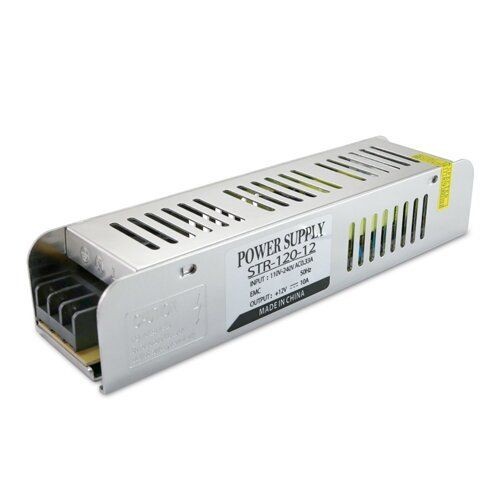 

Блок питания OEM DC12 120W 10А STR-120 узкий