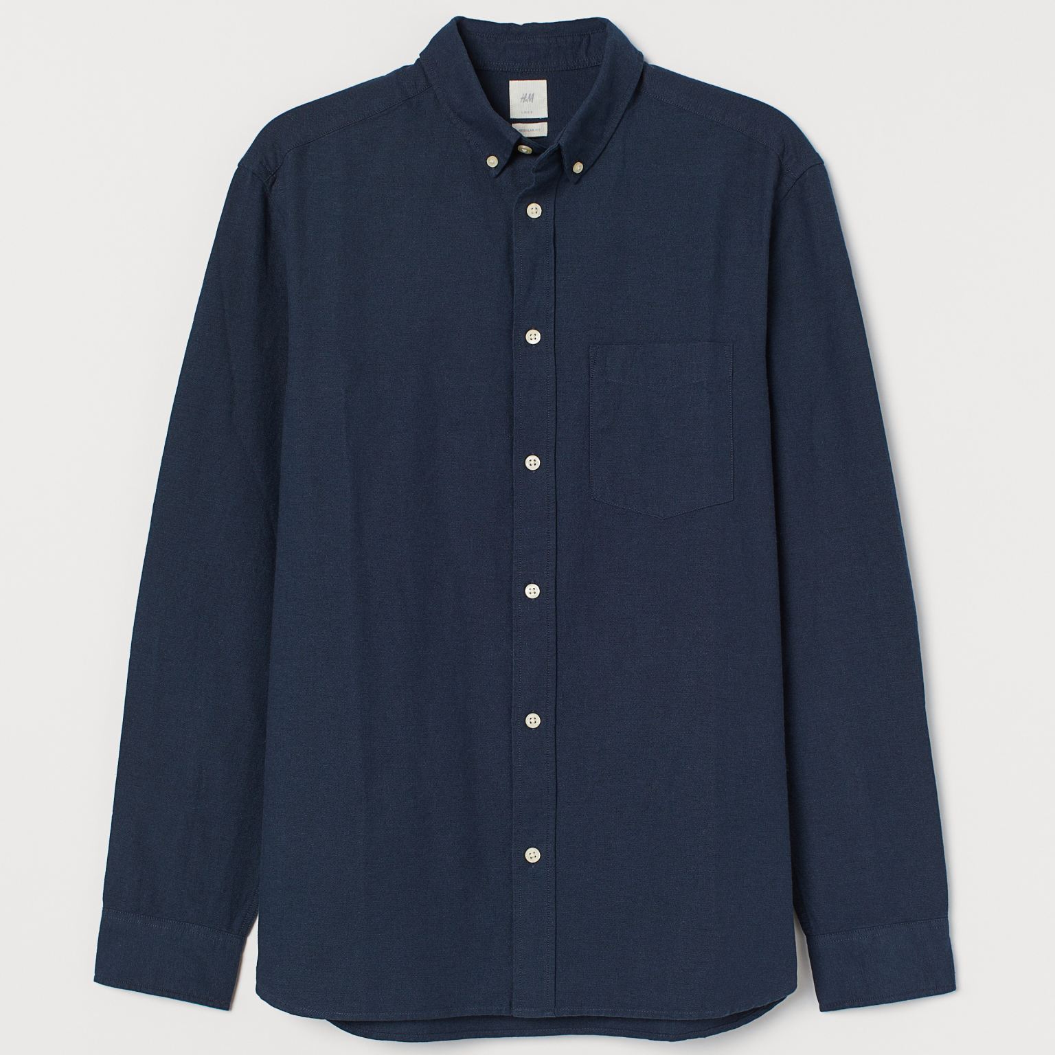 

Рубашка H&M 7958361log  Темно-синяя, Рубашка H&M 7958361log S Темно-синяя