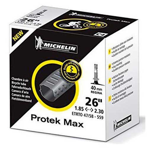 

Велосипедная камера Michelin C4 PROTEK MAX 26" 26X1.85-2.3 (47/58X559) Regina 40mm