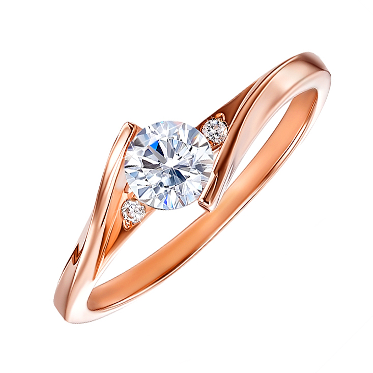 

Кольцо из красного золота с фианитами S Zirconia 000136727 15.5 размера