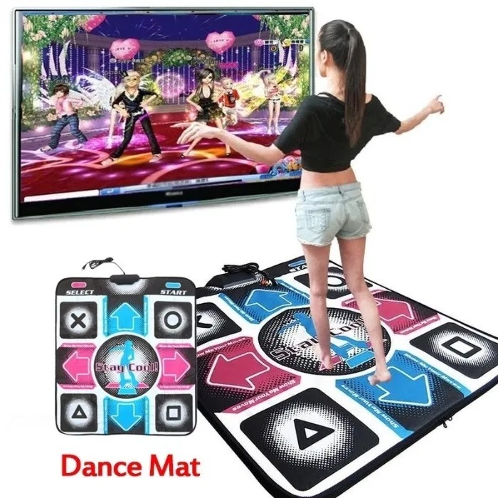 

Танцевальный детский коврик музыкальный для компьютера ноутбука DANCE MAT UKC +USB развлечения