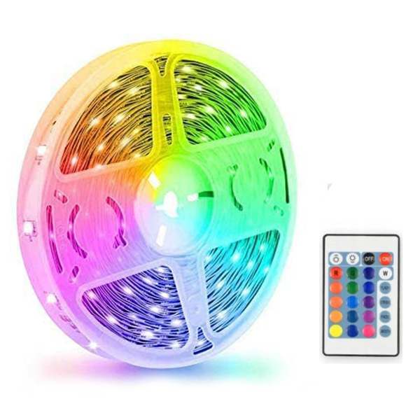 

Светодиодная лента SMD 3528 RGB 5 м на силиконе разноцветная