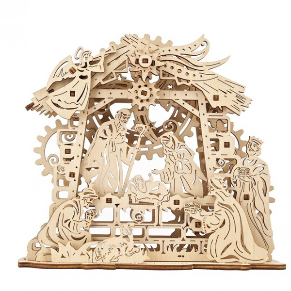 

Механические 3D пазлы UGEARS - Механическая модель «Рождественский Вертеп»