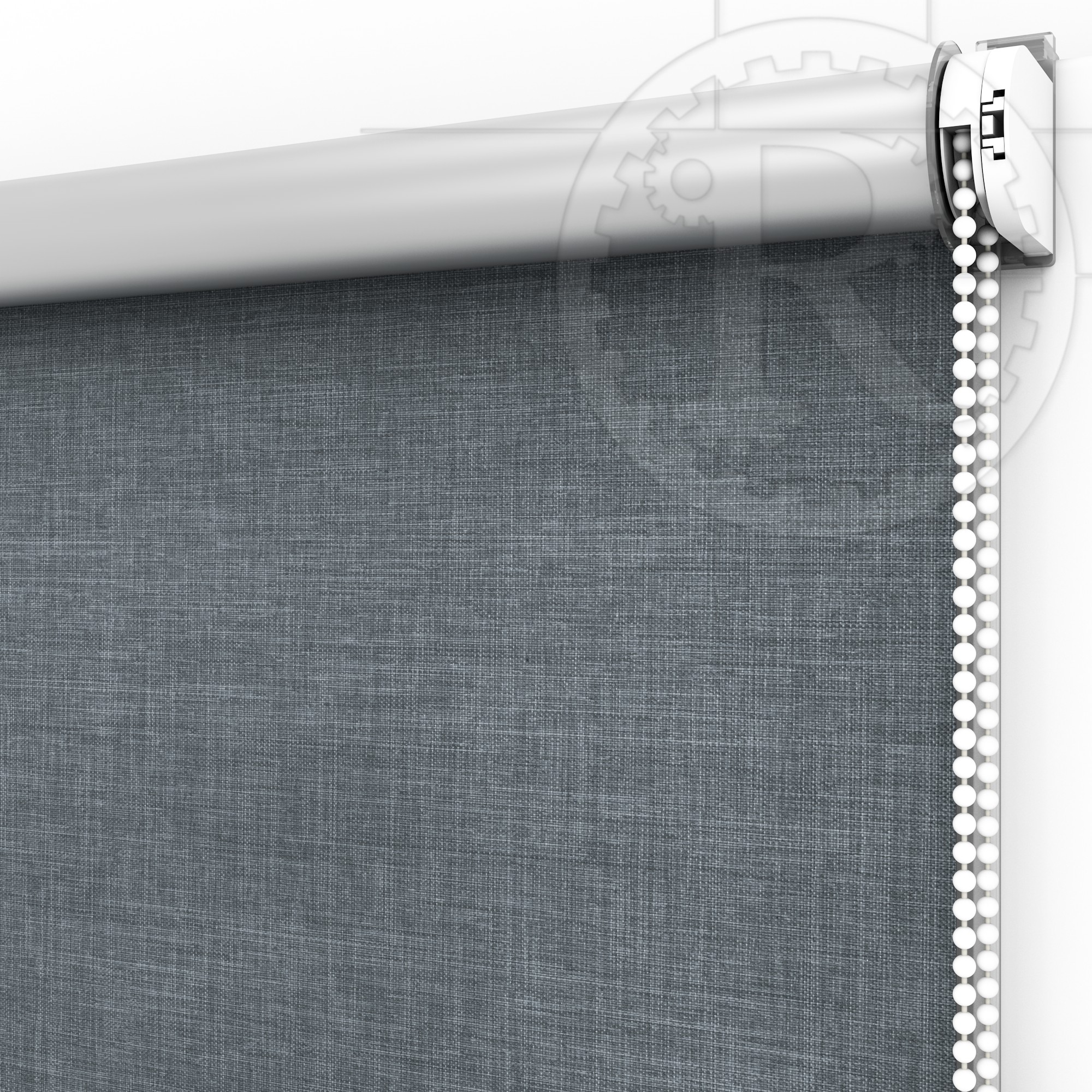 

Рулонная штора Блэкаут Melange Silver 8 Grey 85 x 160 см