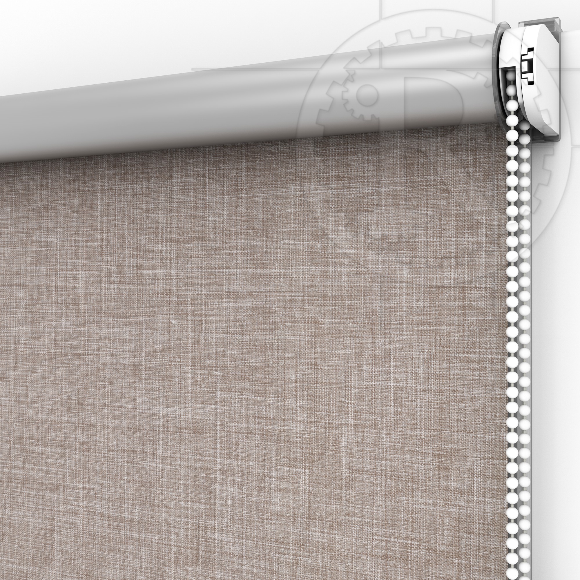 

Рулонная штора Блэкаут Melange Silver 7 Latte 62.5 x 200 см
