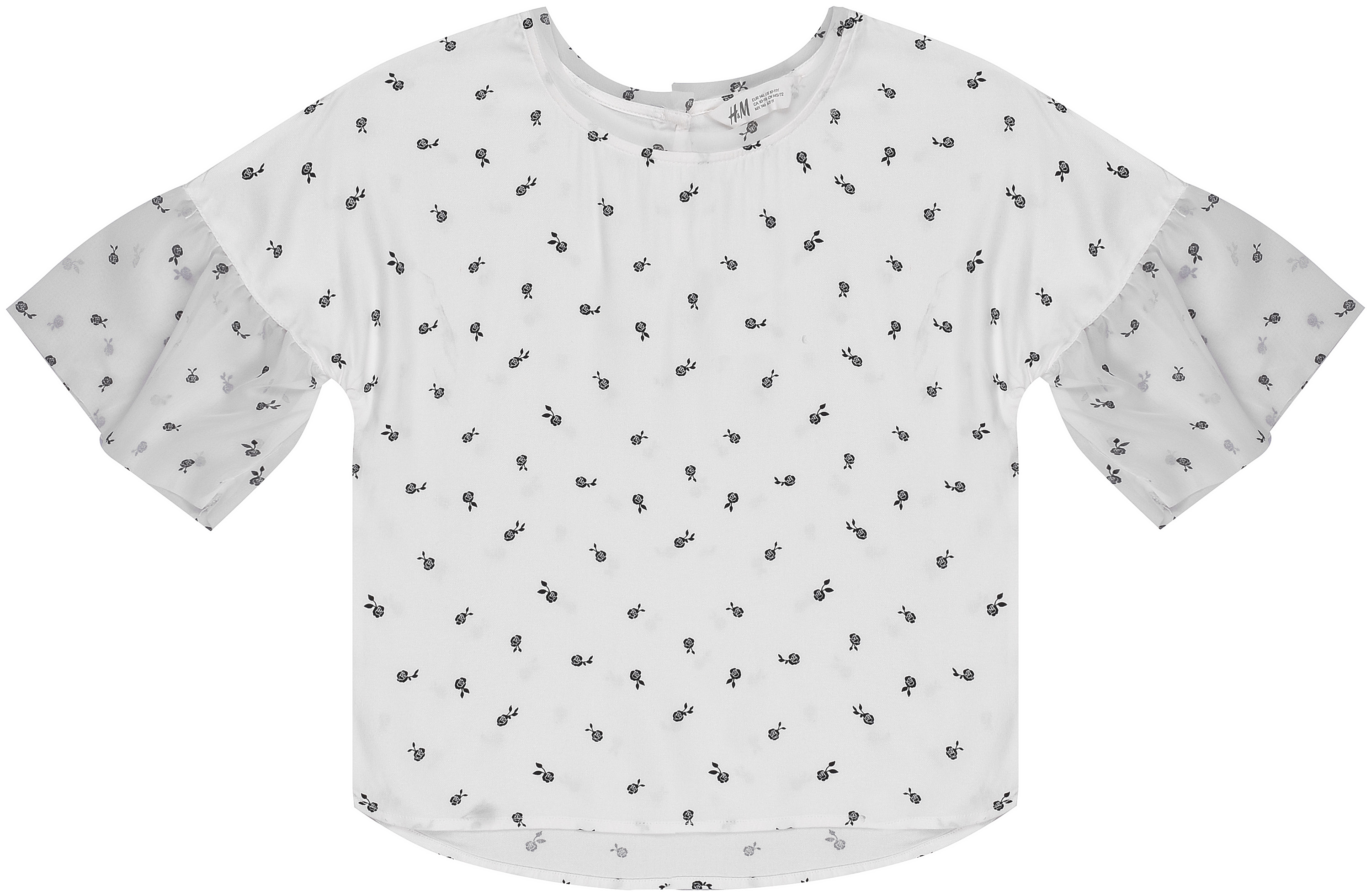 

Блузка H&M 5hm06110102 ШФ 158 см Белая (2000000362465)