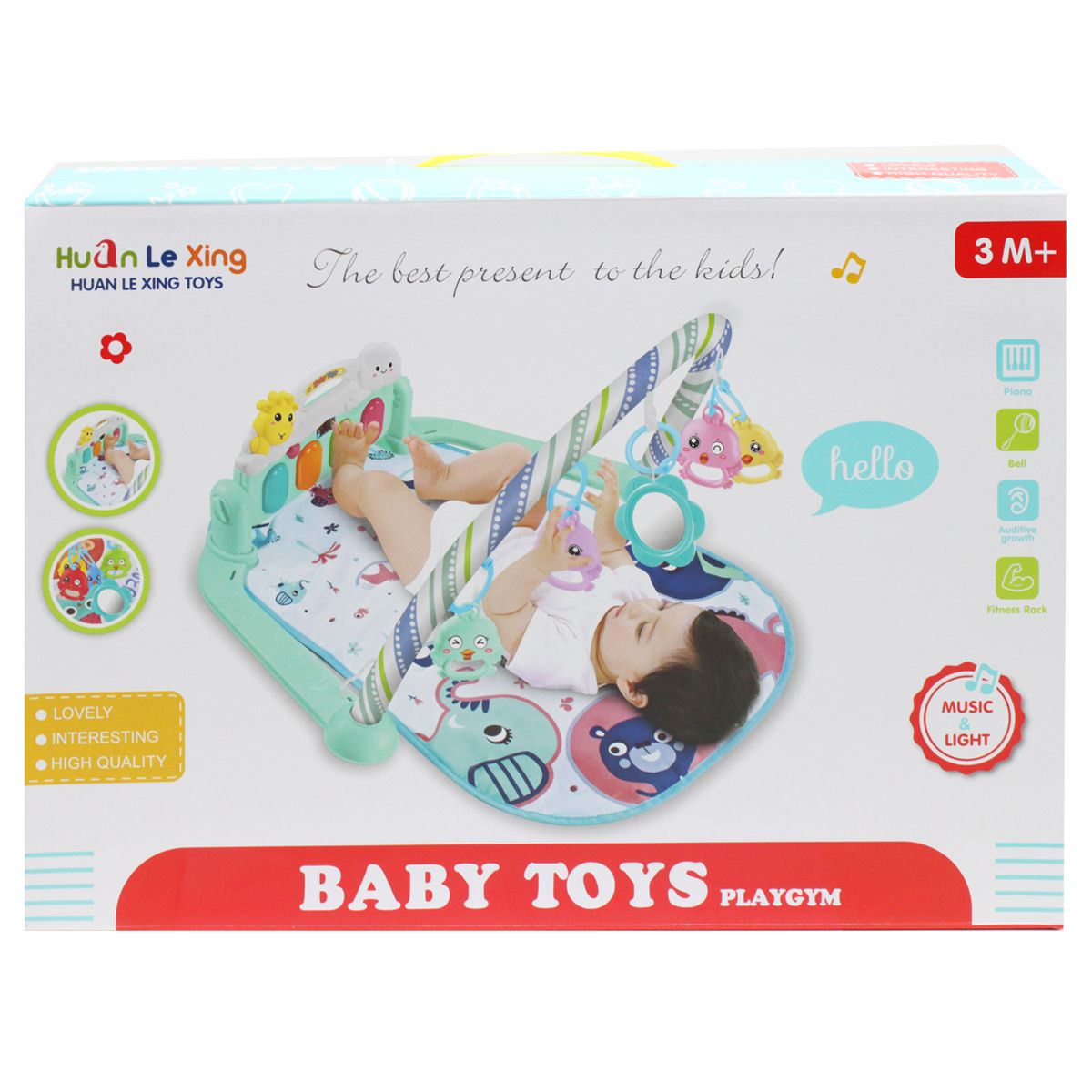 

Коврик с игровым центром бирюзовый MiC (997-52A/52B) (174865)