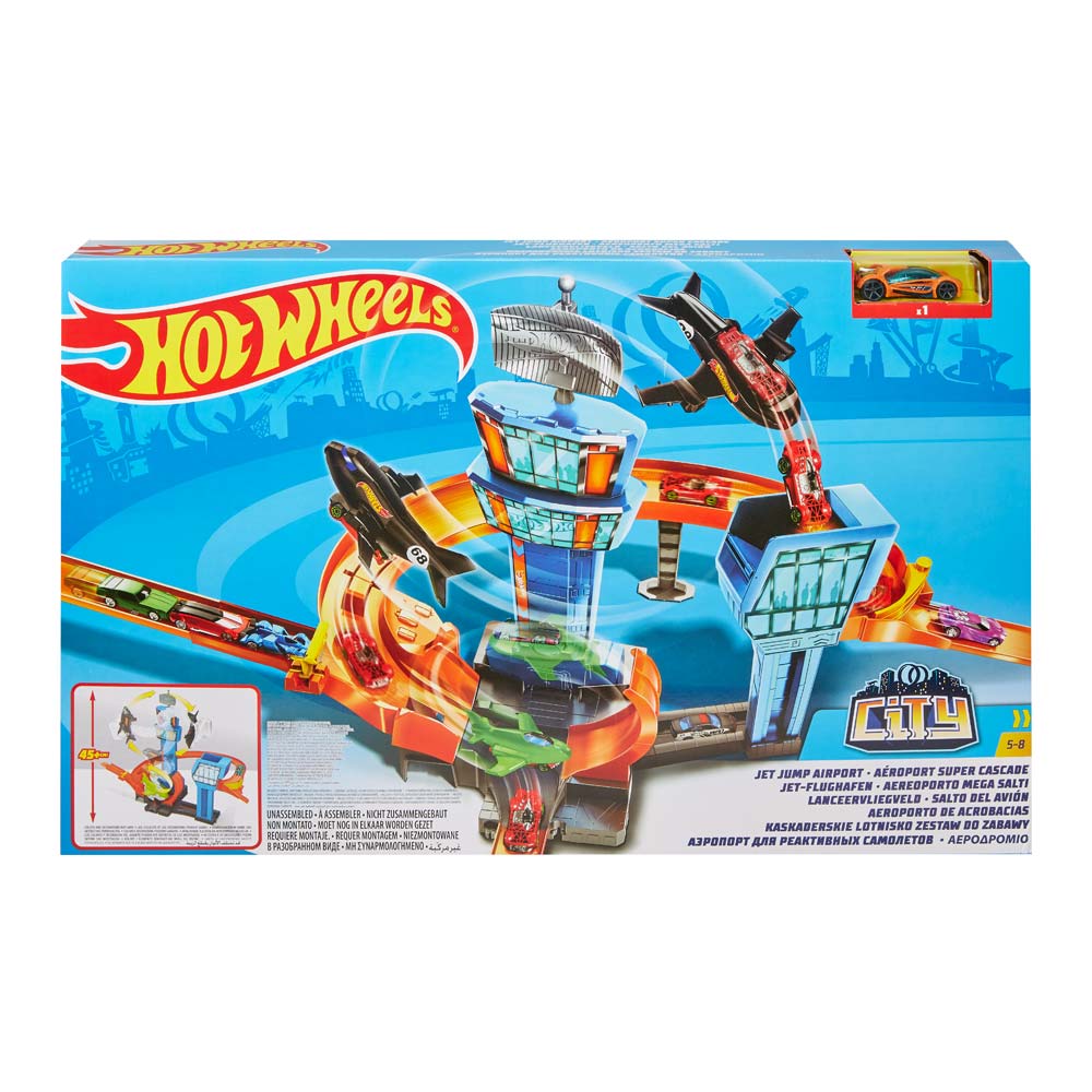 

Трек Hot Wheels City Гонки в аеропорту (GFH90) (887961762600)