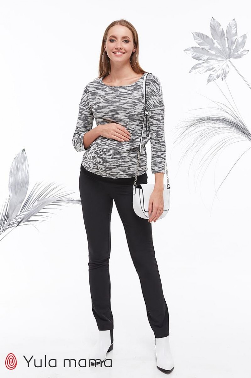 

Брюки для беременных Юла мама Ella  Черный 01.36.021, Брюки для беременных Юла мама Ella L Черный 01.36.021