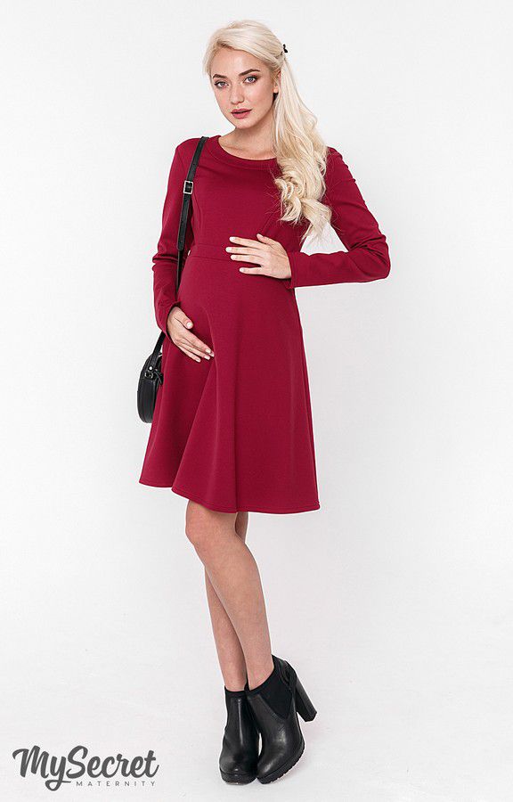 

Платье для будущих и кормящих мам My Secret Lianna Warm  Красный DR-48.161, Платье для будущих и кормящих мам My Secret Lianna Warm M Красный DR-48.161