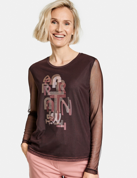 

Лонгслив Gerry Weber 40 Темно-коричневый 670213.35016