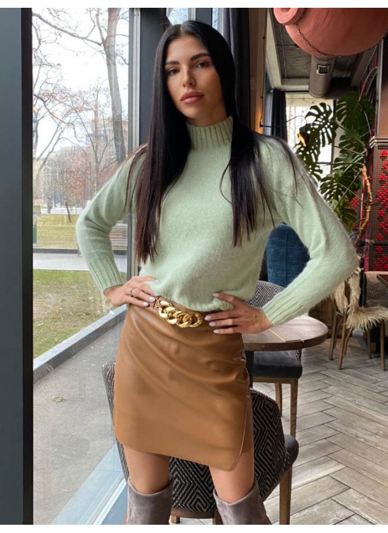 

Свитер ангоровый с высоким горлом 9753# Modern Boutique мятный,  СВ9753, Свитер ангоровый с высоким горлом 9753# Modern Boutique мятный, one size СВ9753