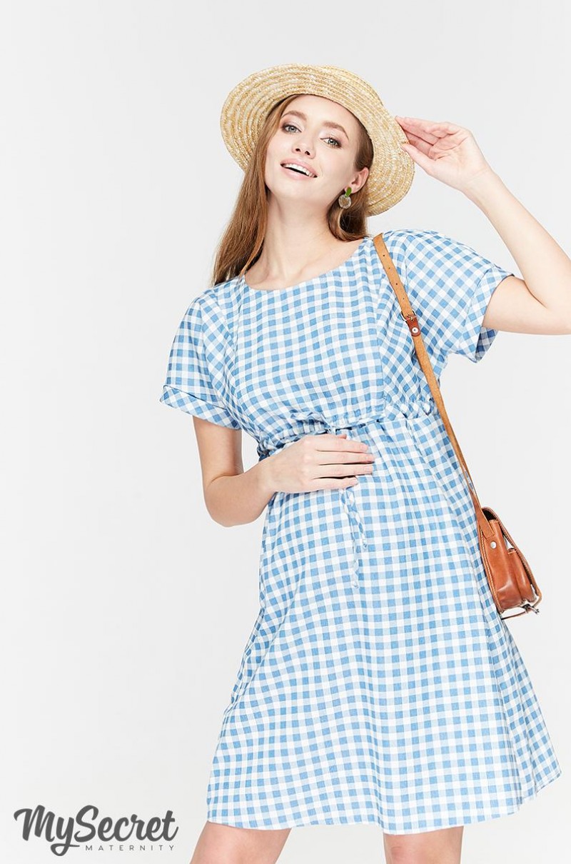 

Платье для беременных и кормящих Юла мама Sherry  Голубой DR-29.032, Платье для беременных и кормящих Юла мама Sherry M Голубой DR-29.032