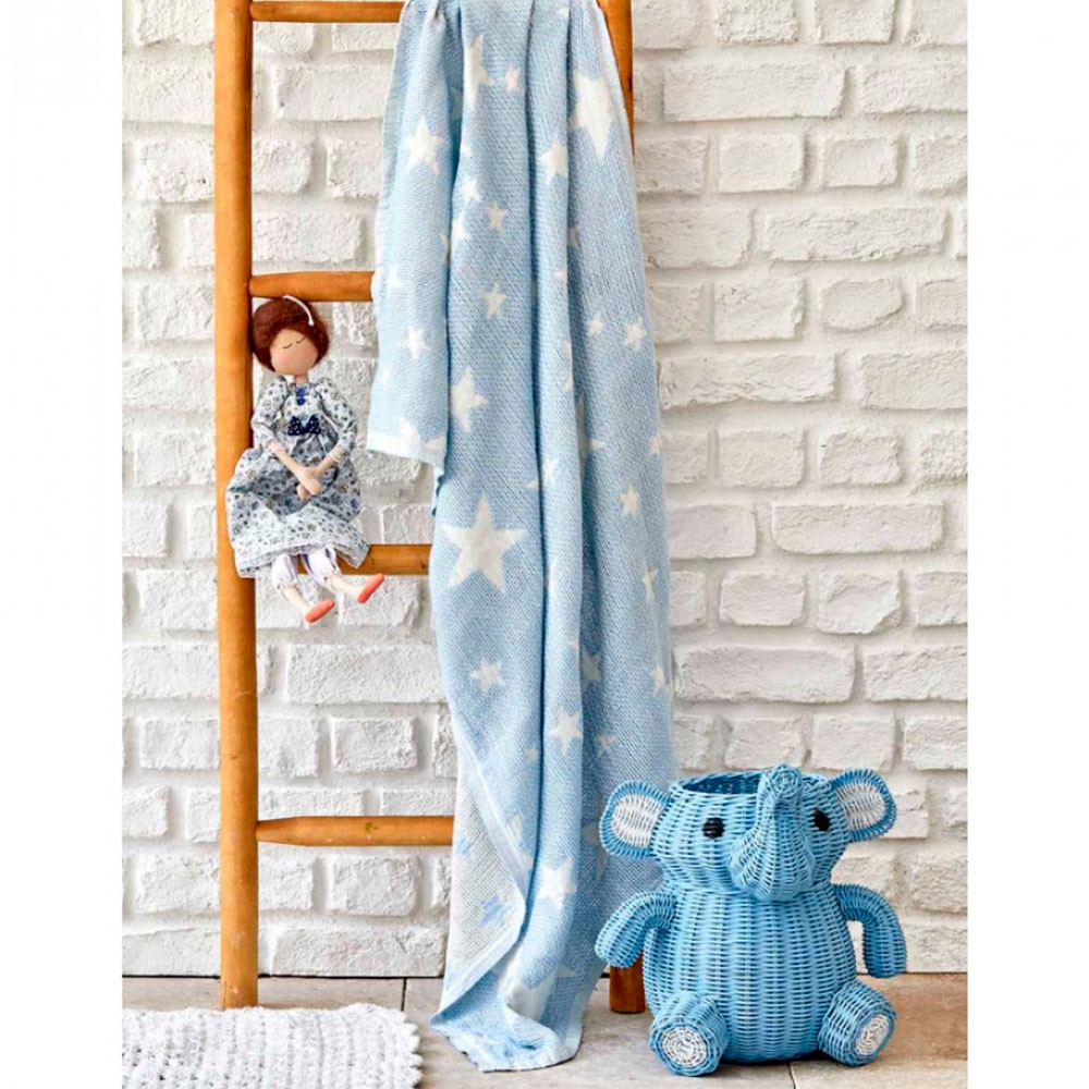 

Детское покрывало-пике Karaca Home Baby star mavi svt-2000022253796