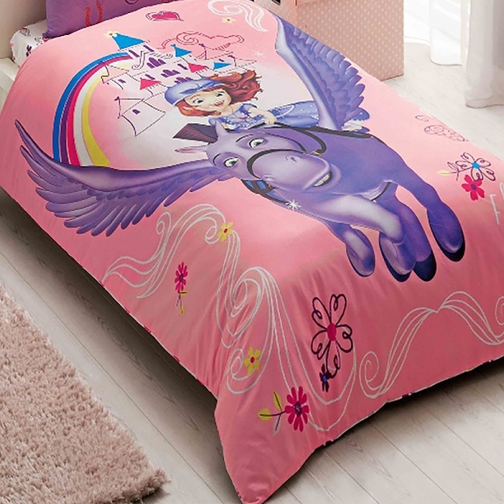 

Пододеяльник Tac Disney Sofia / Minimus 160х220 см svt-2000022248785
