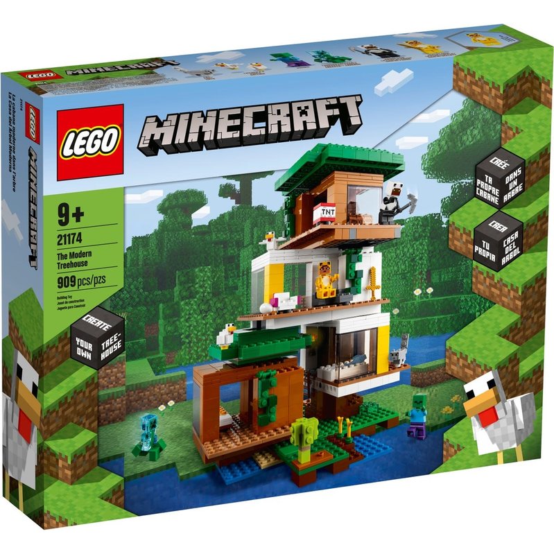 

Конструктор LEGO Minecraft Современный домик на дереве (21174)