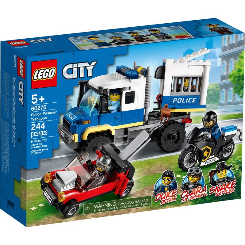 

Конструктор LEGO CITY Транспорт для перевозки преступников (60276)