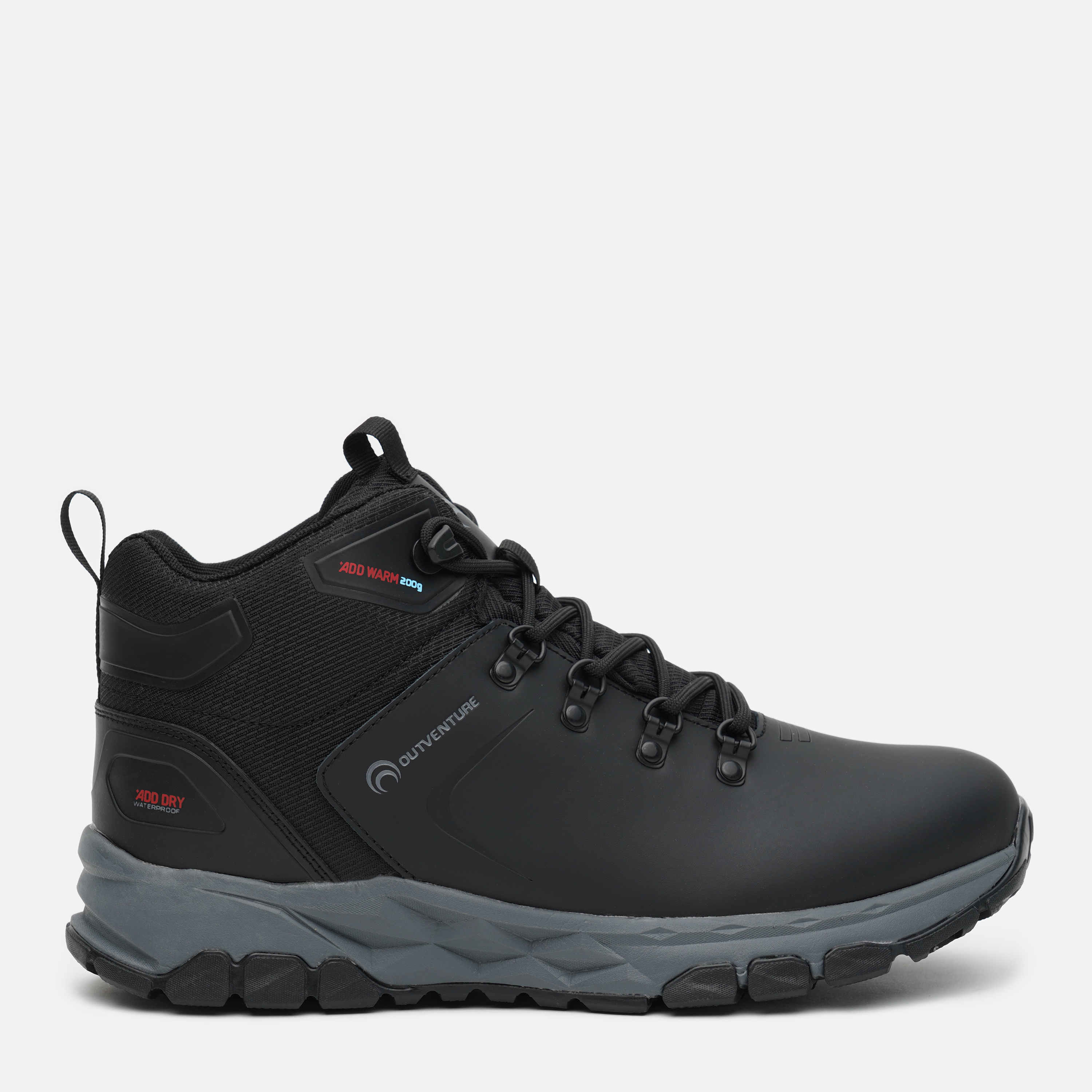 

Ботинки Outventure Haze mid M 104505-99 41 26.5 см Черные