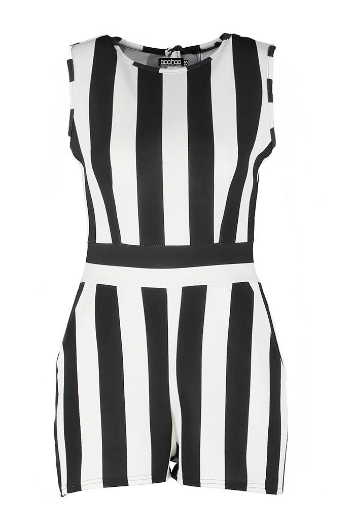 

Комбинезон Boohoo 40 черно-белый 1000399118014
