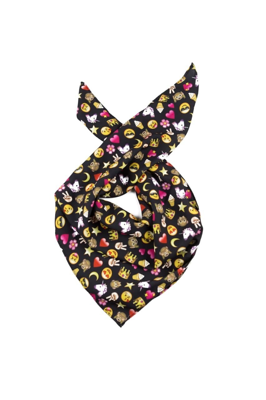 

Платок Primark ONE SIZE черный эмодзи 2005338280144