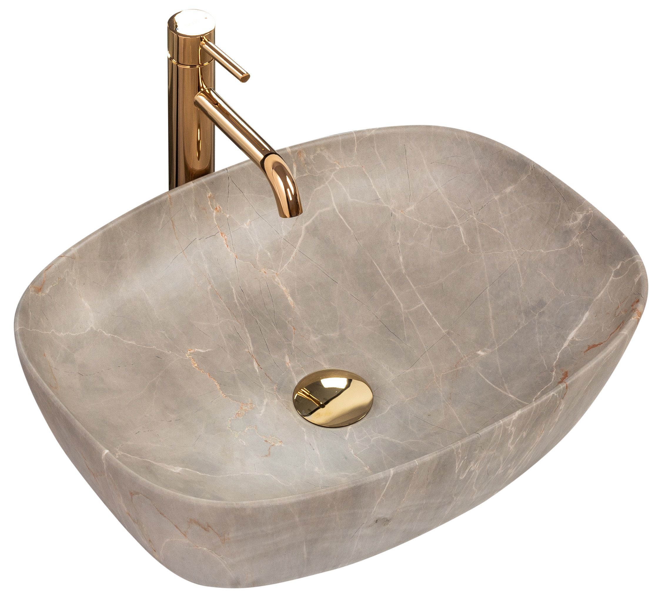 

Умывальник (Раковина) Rea Freja Beige REA-U6647