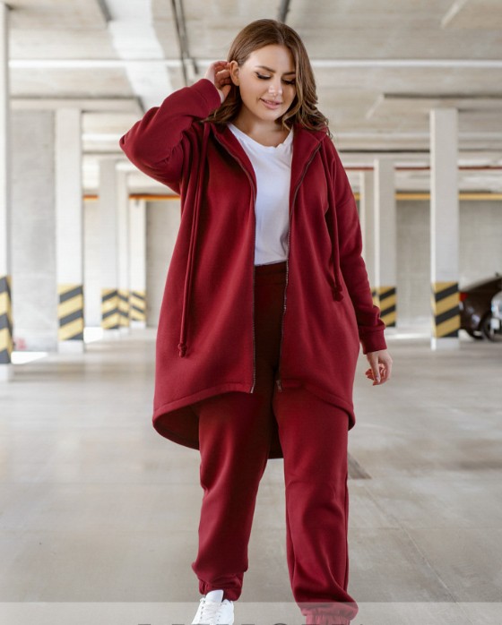 

Спортивный костюм женский на флисе Prikid P&I Марсала 3XL (52-54) 2319_1.1