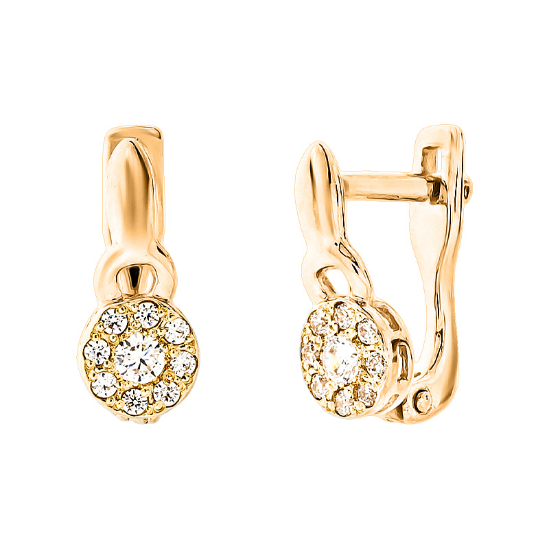 

Серьги детские Diamant С2502