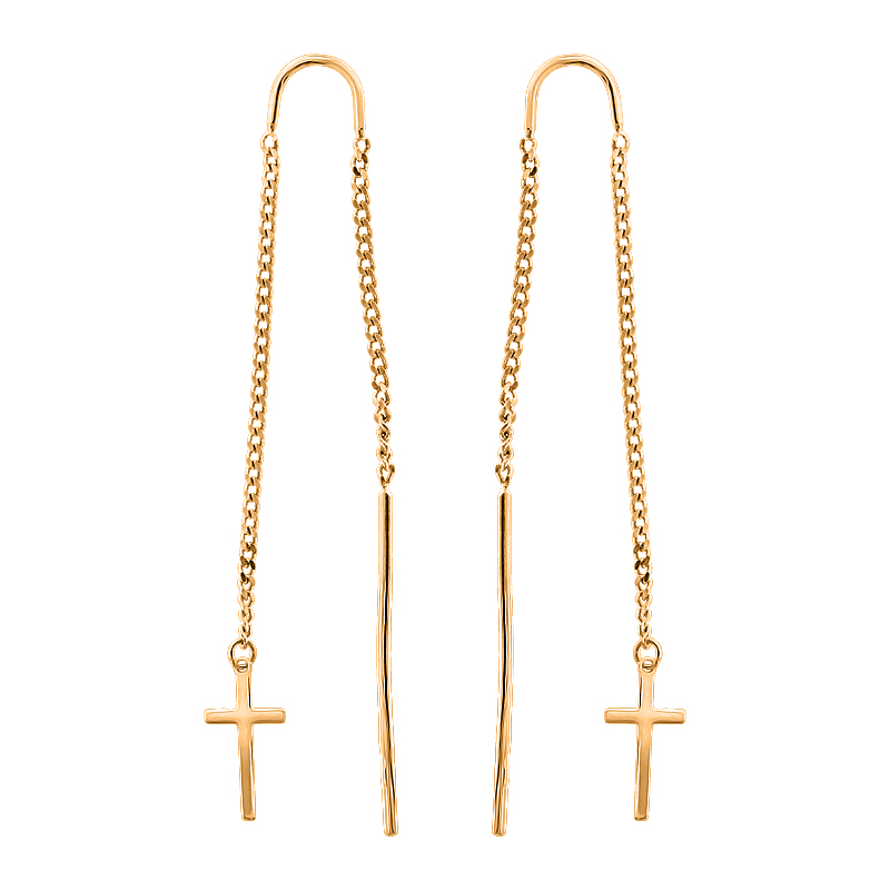 

Серьги-протяжки Diamant С2308