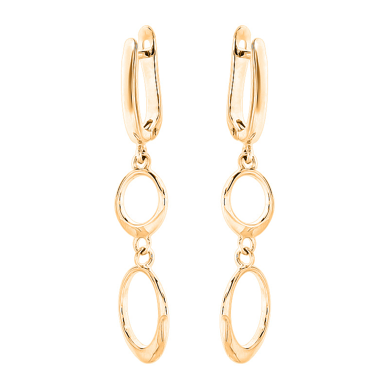 

Серьги-подвески Diamant С2473