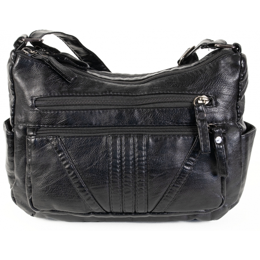 

Сумка женская материал кожзаменитель цвет черный FS_902-1