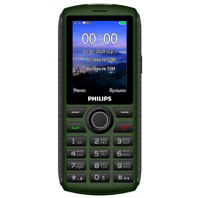 

Мобильный телефон Philips Xenium E218 Green