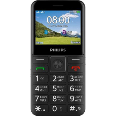

Мобильный телефон Philips Xenium E207 Black